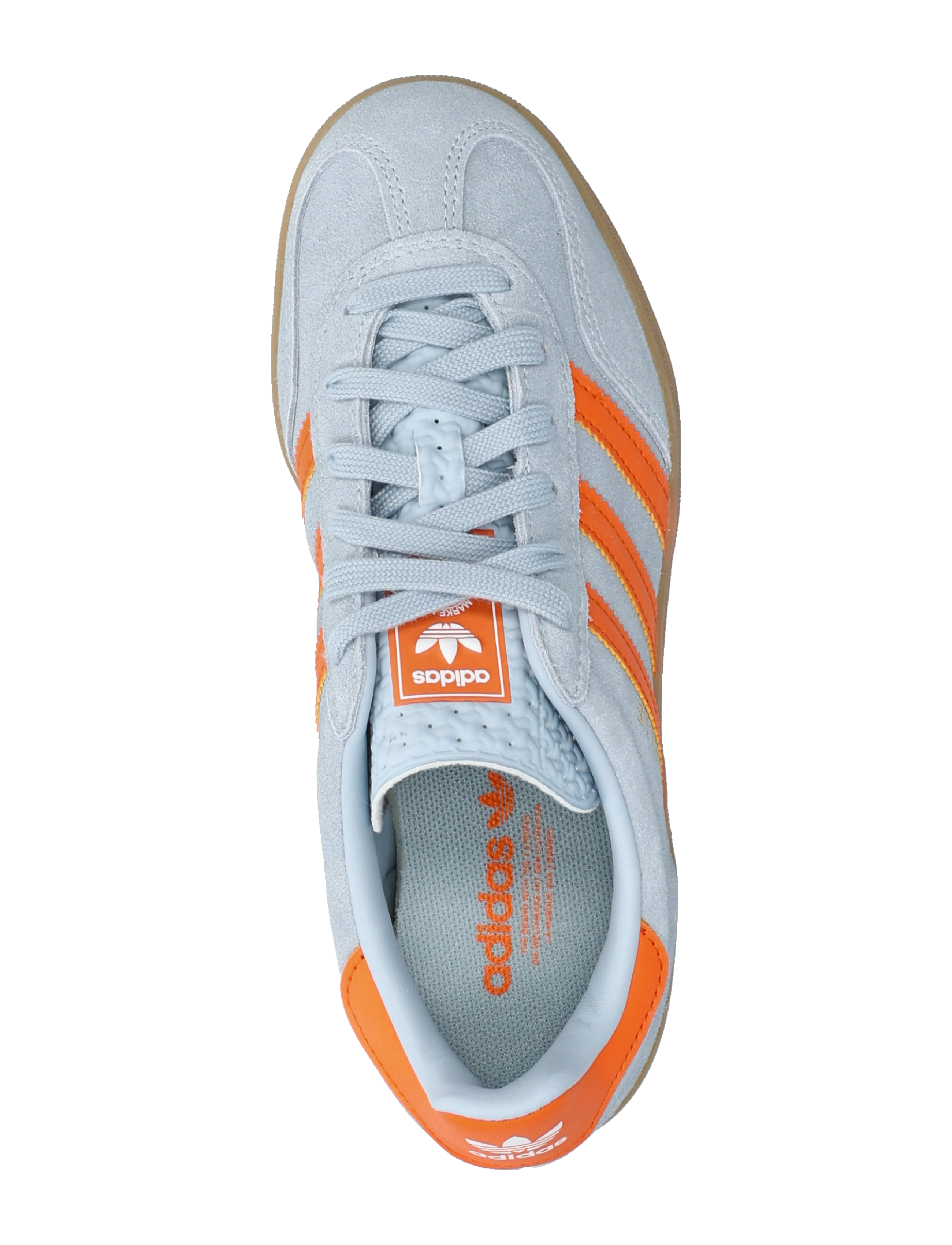adidas Originals - GAZELLE INDOOR - lave sneakers - wonblu/orange/ftwwht - 3