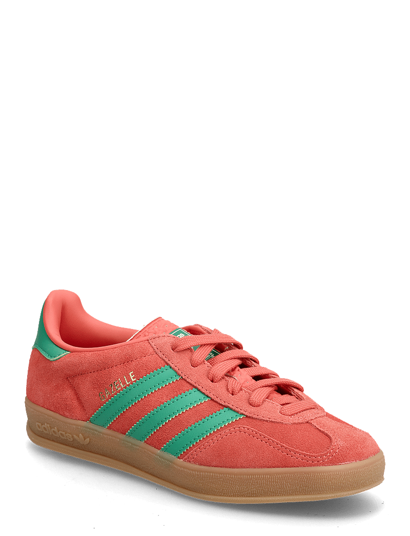 adidas Originals - GAZELLE INDOOR - låga sneakers - prelsc/cougrn/ftwwht - 0