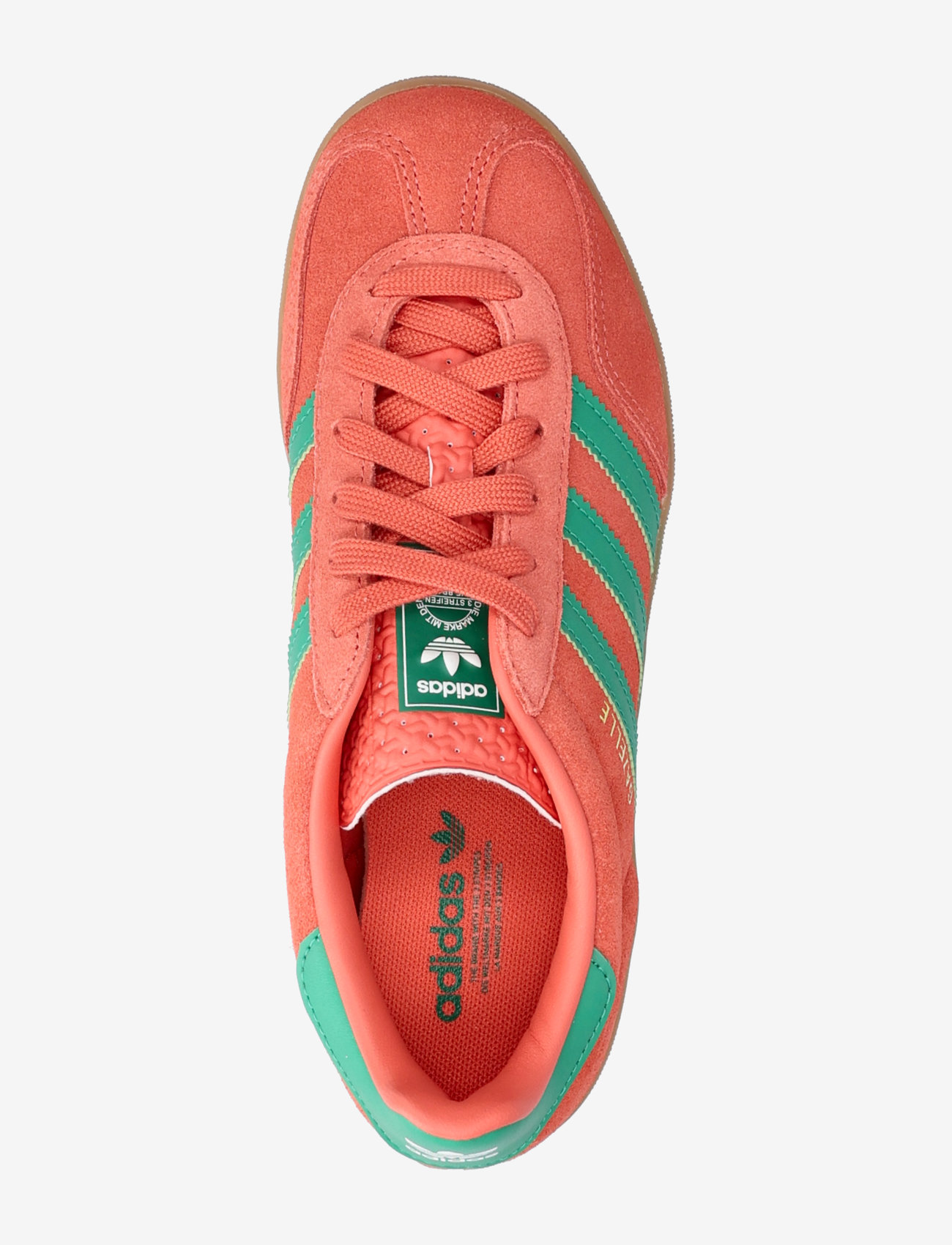 adidas Originals - GAZELLE INDOOR - låga sneakers - prelsc/cougrn/ftwwht - 3