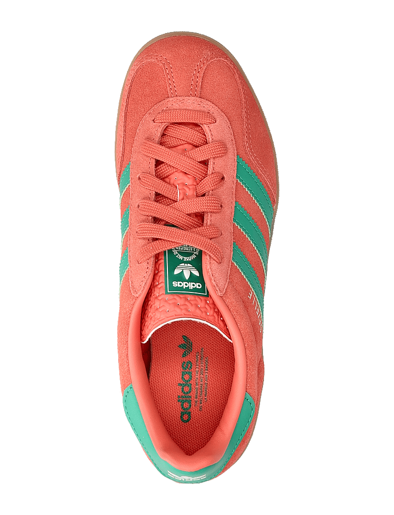 adidas Originals - GAZELLE INDOOR - låga sneakers - prelsc/cougrn/ftwwht - 3