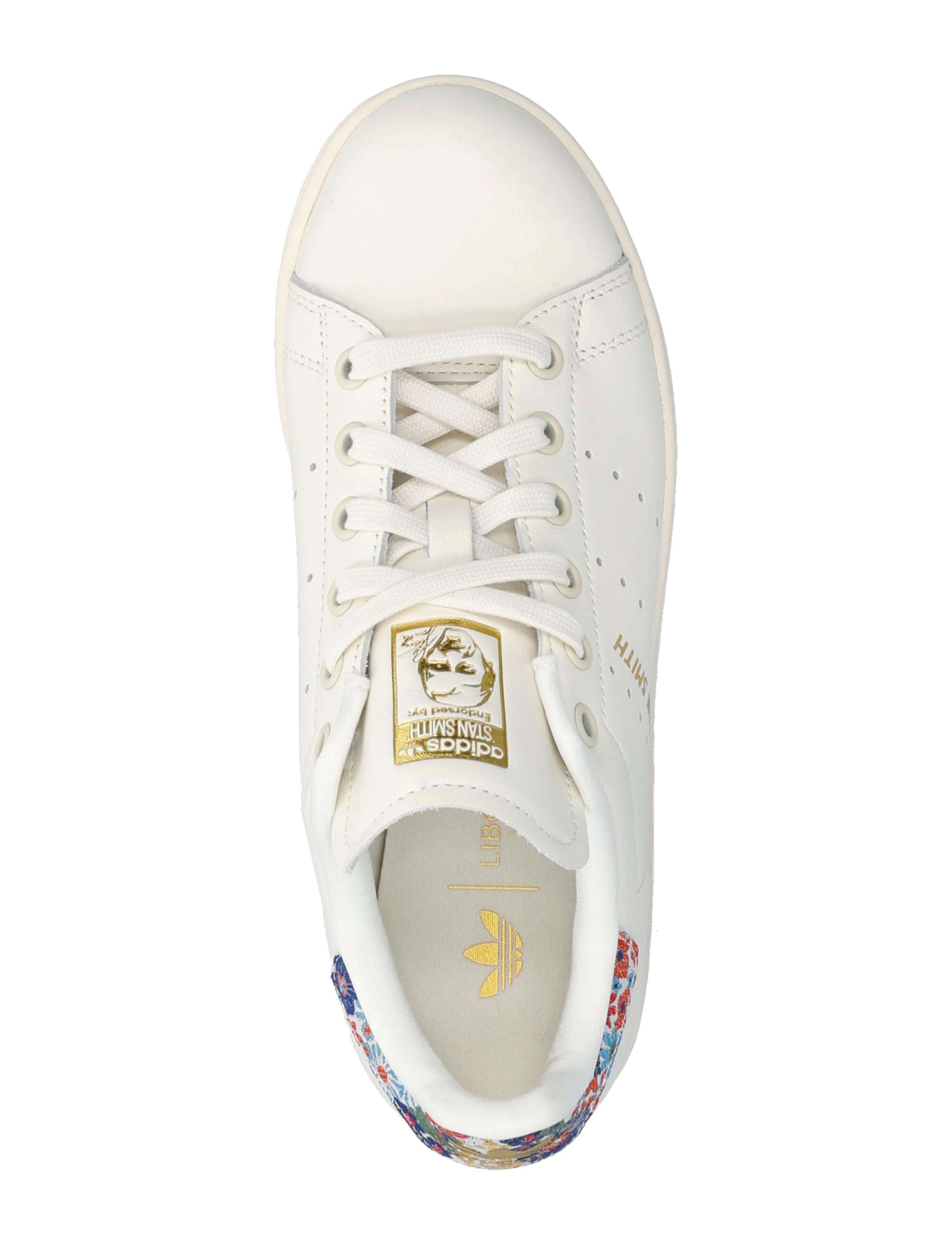 adidas Originals - STAN SMITH W - sporta apavi - owhite/goldmt/supcol - 3