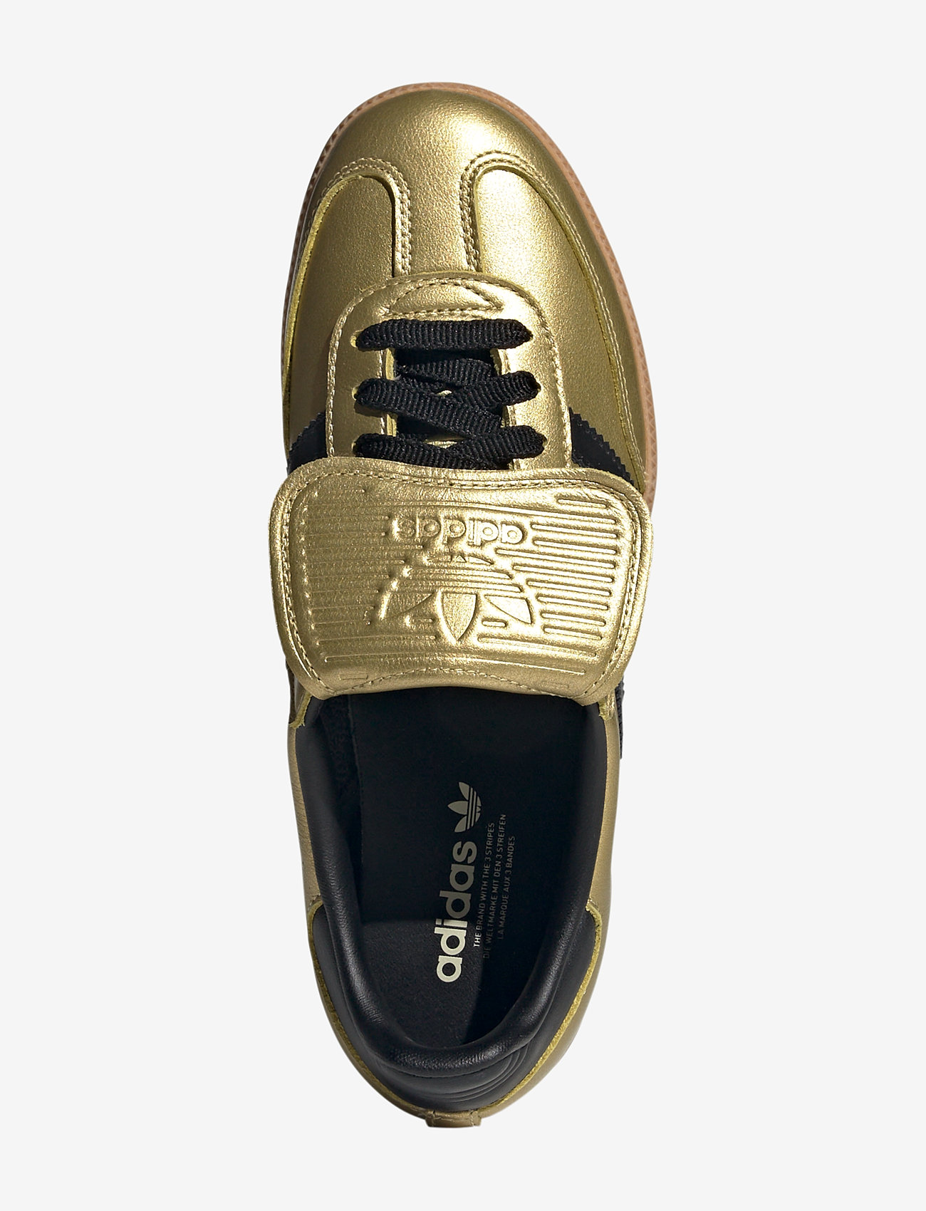 adidas Originals - SAMBA LT W - lave sneakers - goldmt/cblack/gum3 - 4