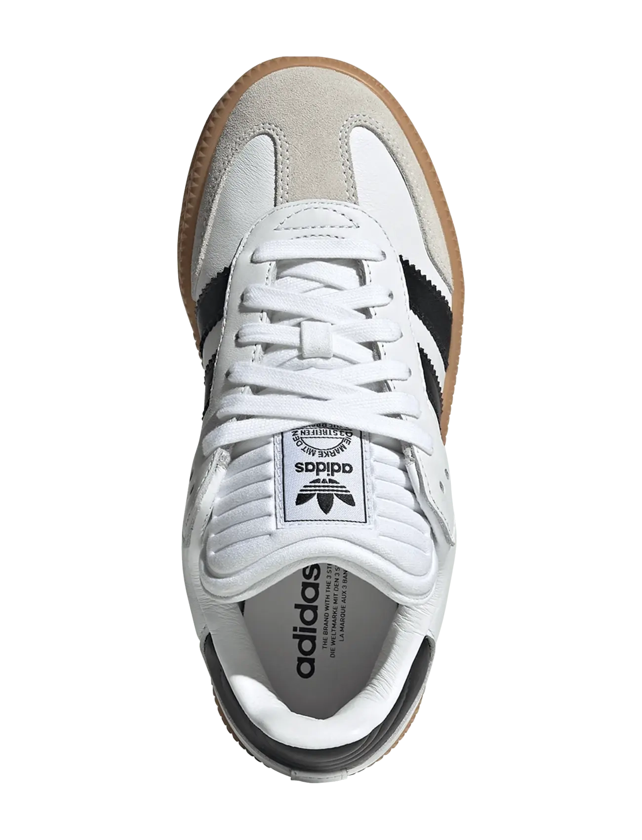 adidas Originals - SAMBA XLG J - przed kostkę - ftwwht/cblack/gum3 - 4