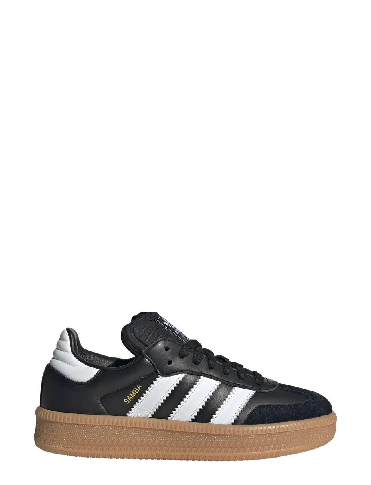 adidas Originals - SAMBA XLG J - lágir strigaskór - cblack/ftwwht/gum3 - 1