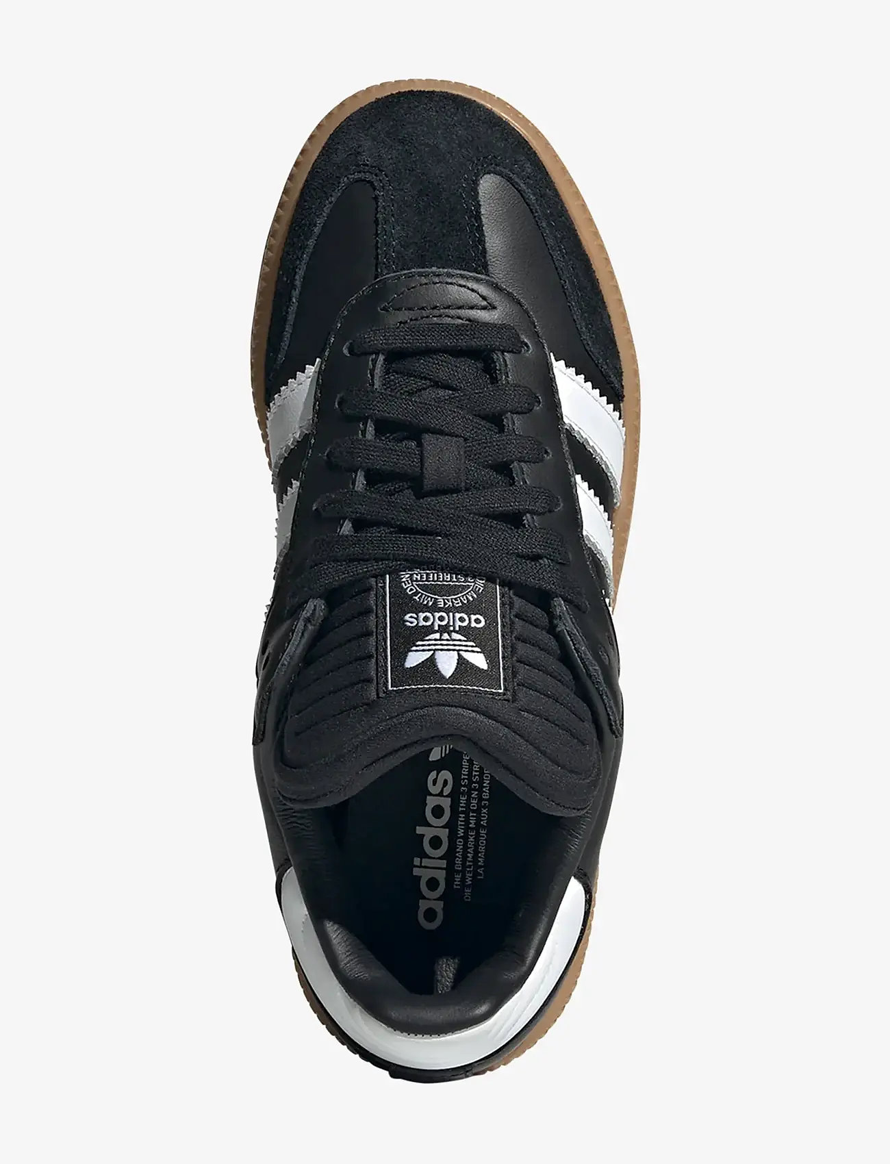 adidas Originals - SAMBA XLG J - låga sneakers - cblack/ftwwht/gum3 - 4