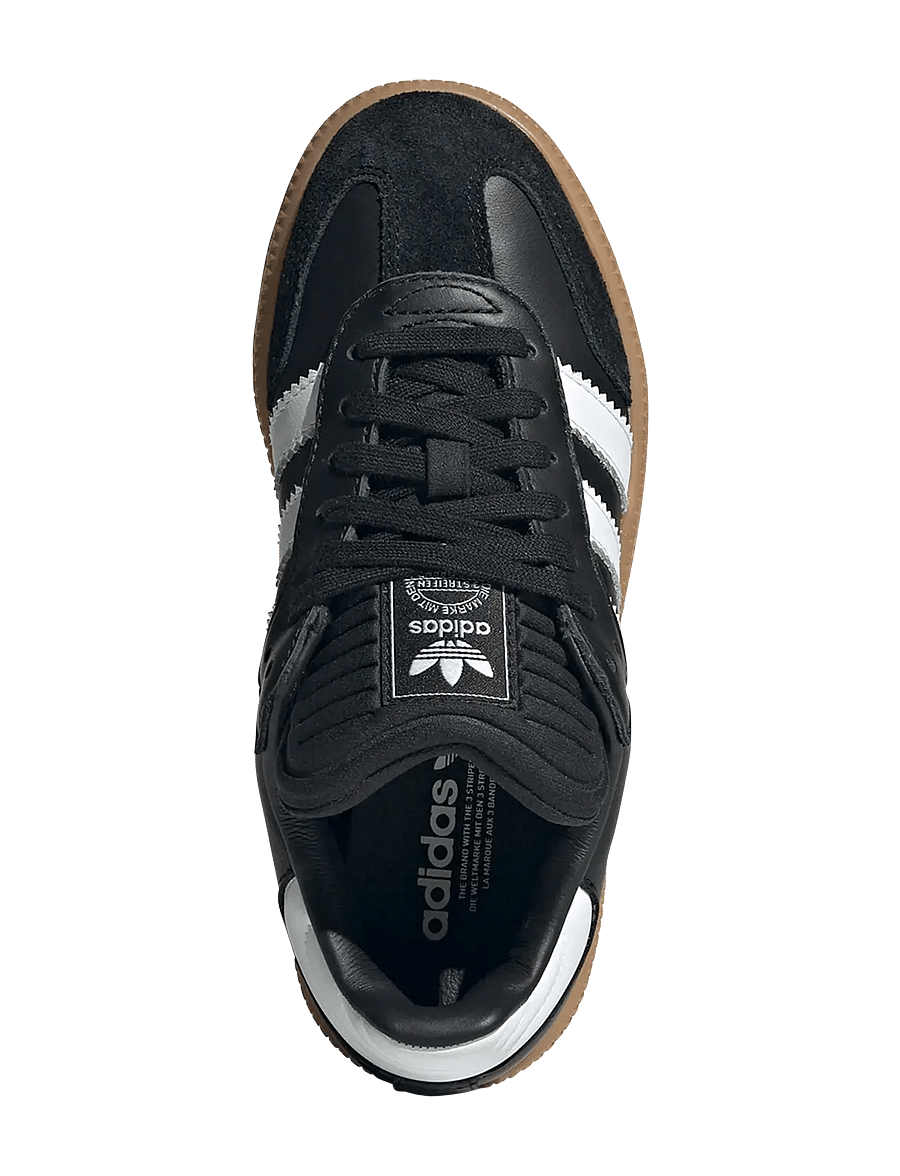 adidas Originals - SAMBA XLG J - lágir strigaskór - cblack/ftwwht/gum3 - 4