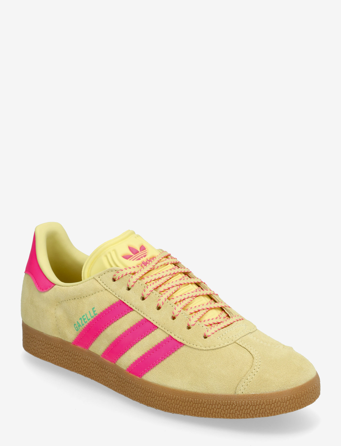 adidas Originals - GAZELLE W - lave sneakers - powyel/lucpnk/gum3 - 0
