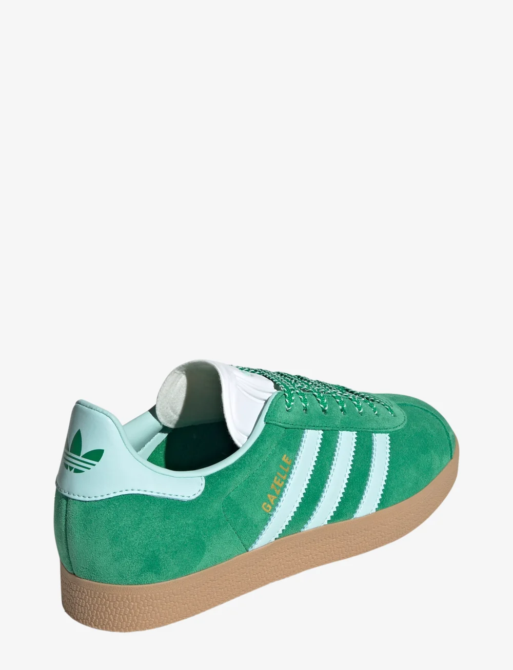 adidas Originals - GAZELLE W - niedrige sneakers - green/seflaq/goldmt - 3