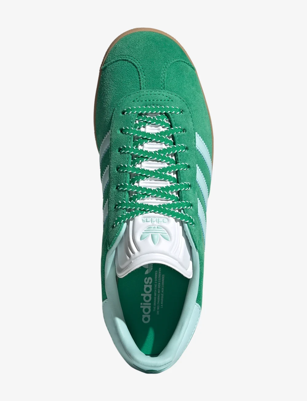 adidas Originals - GAZELLE W - niedrige sneakers - green/seflaq/goldmt - 4