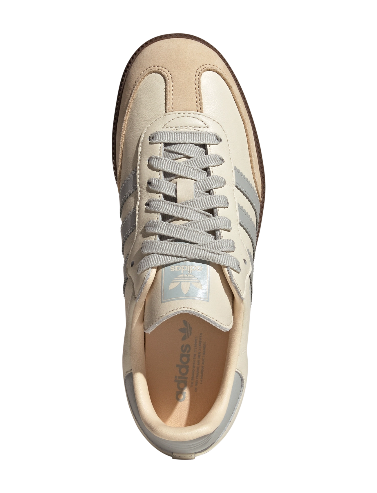 adidas Originals - SAMBA OG W - niedrige sneakers - crewht/wonsil/sanstr - 4