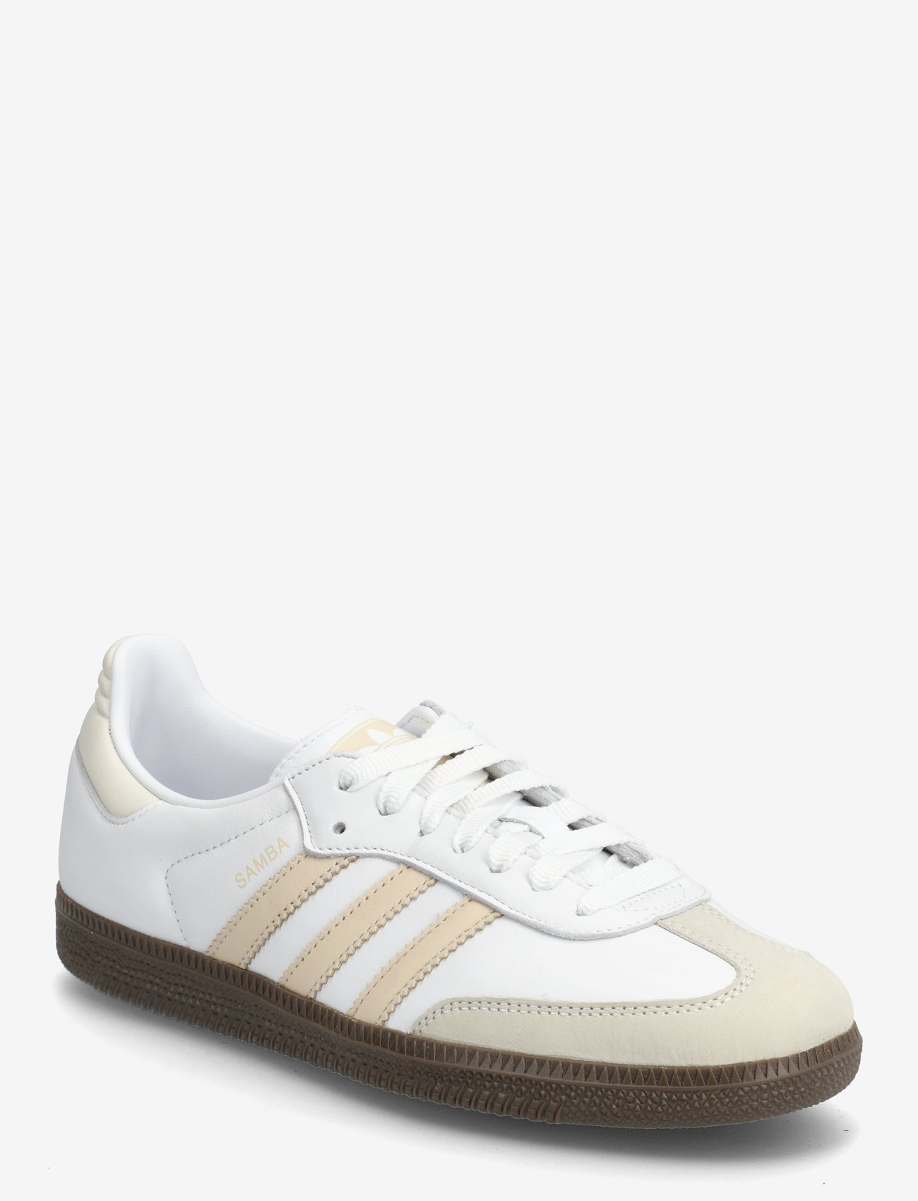 adidas Originals - SAMBA OG W - niedrige sneakers - ftwwht/sanstr/owhite - 0