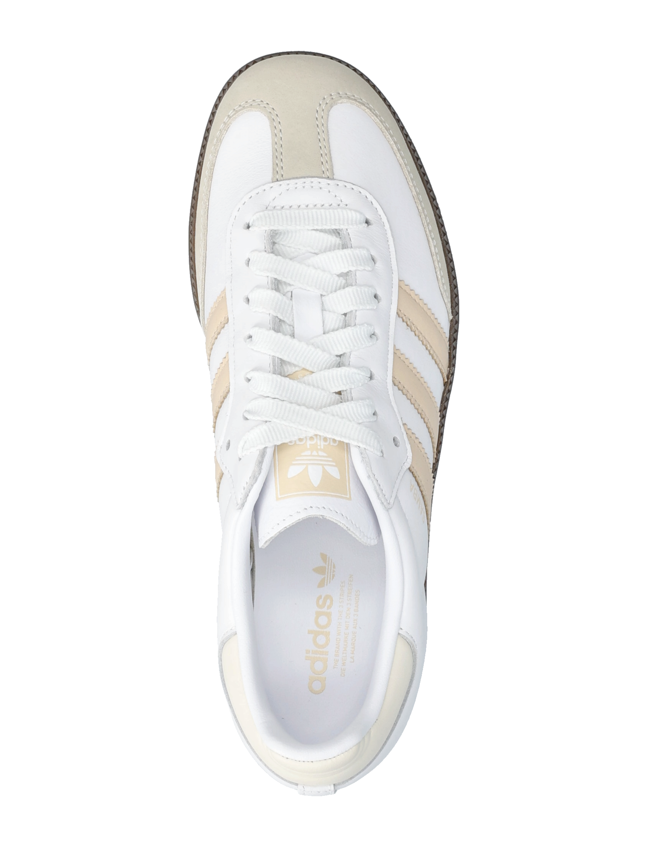 adidas Originals - SAMBA OG W - niedrige sneakers - ftwwht/sanstr/owhite - 3