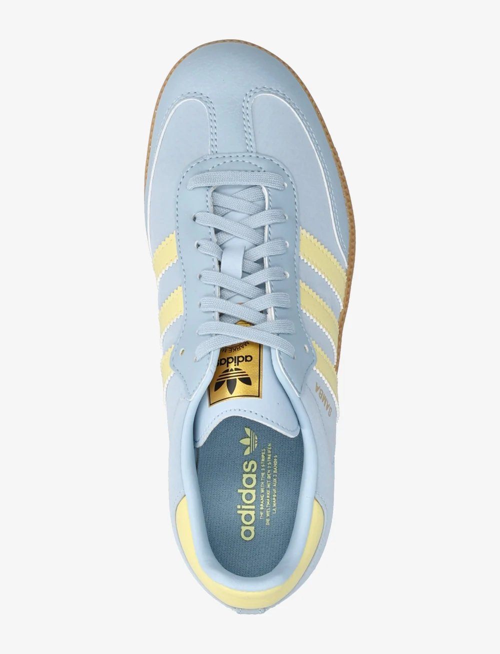 adidas Originals - SAMBA OG J - kõrge säärega tossud - wonblu/powyel/gum3 - 3