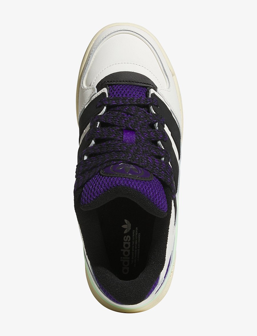 adidas Originals - FORUM2000 W - lágir strigaskór - owhite/cblack/cpurpl - 4