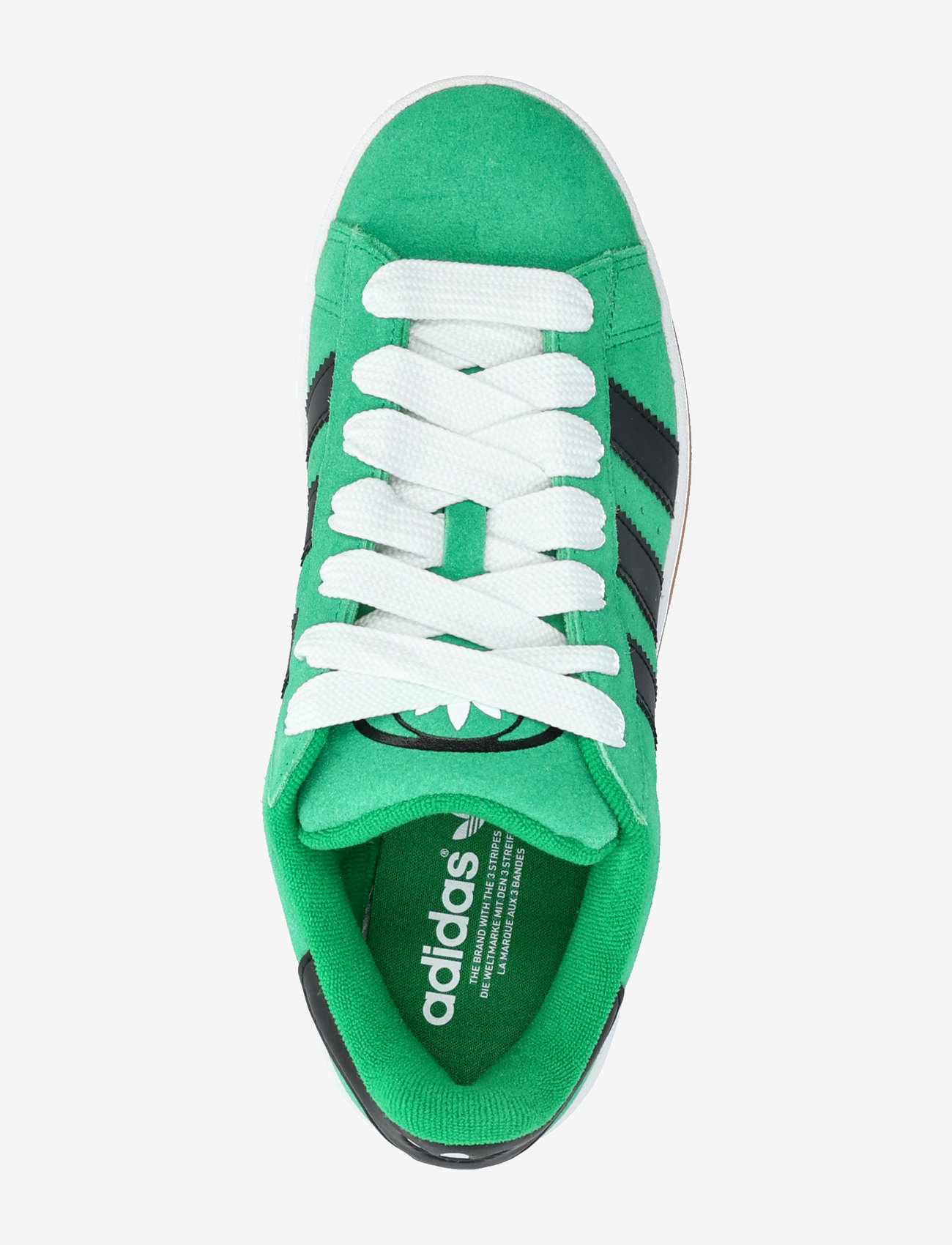 adidas Originals - CAMPUS 00s W - sporta apavi ar zemu augšdaļu - green/cblack/ftwwht - 3