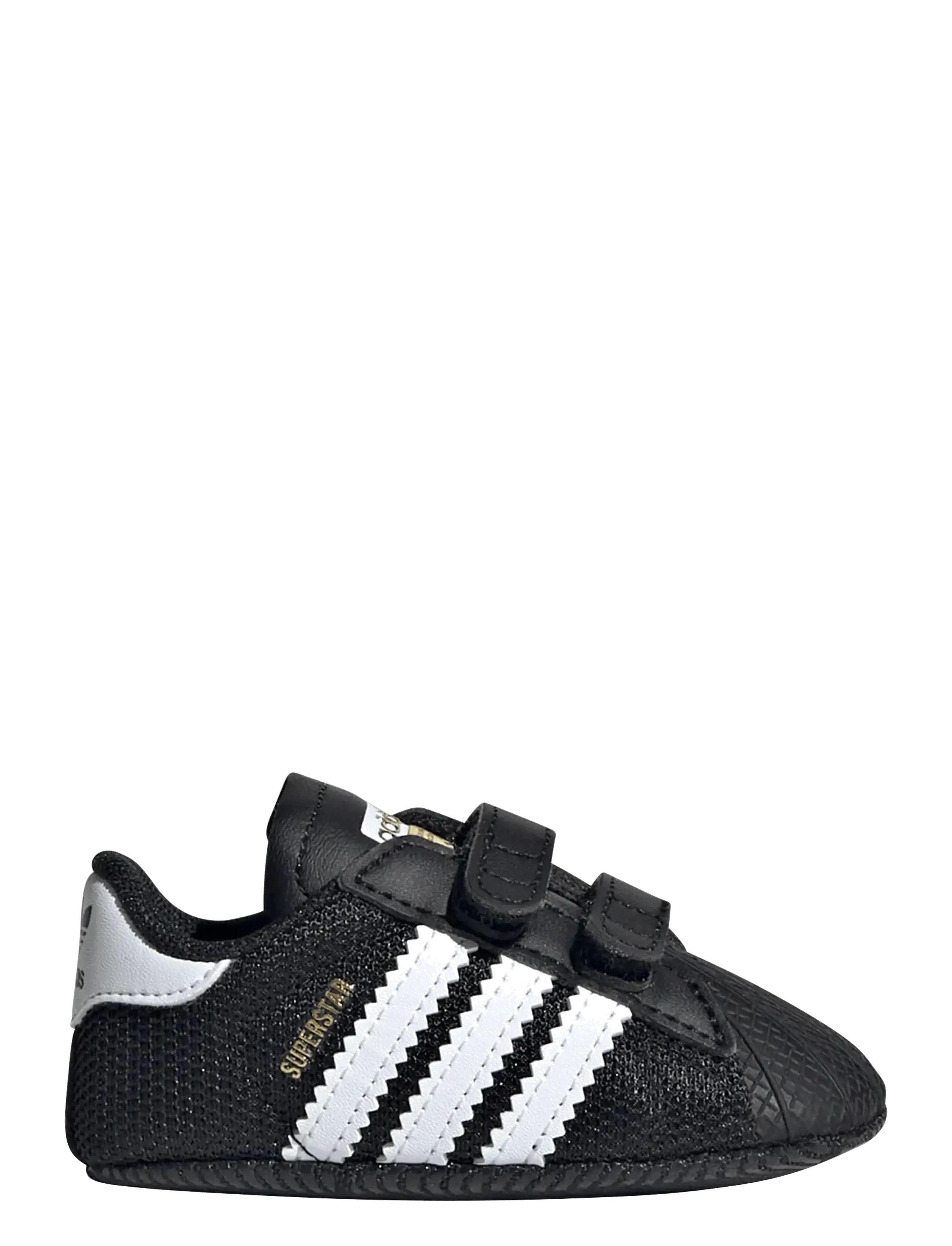 adidas Originals - SUPERSTAR CRIB - låga sneakers - cblack/ftwwht/goldmt - 1