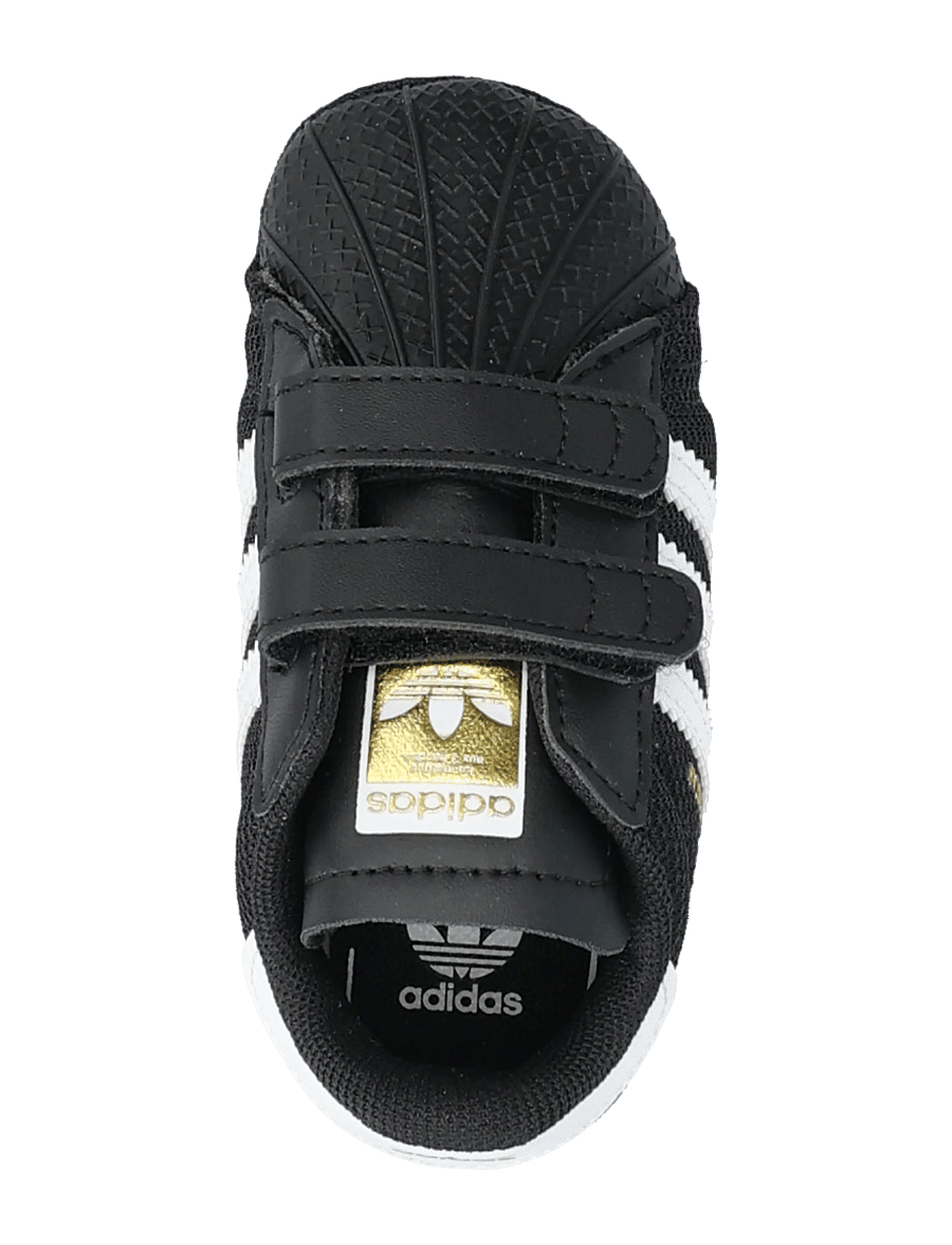 adidas Originals - SUPERSTAR CRIB - schuhe - cblack/ftwwht/goldmt - 3