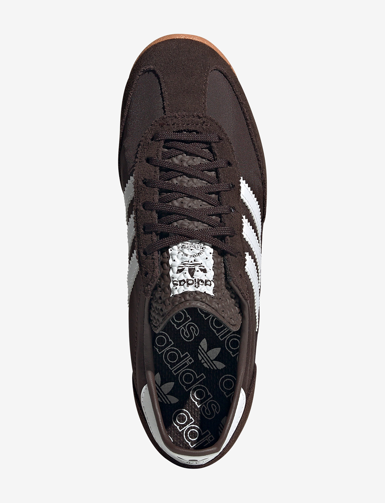 adidas Originals - SL 72 OG W - låga sneakers - dbrown/ftwwht/gum2 - 4