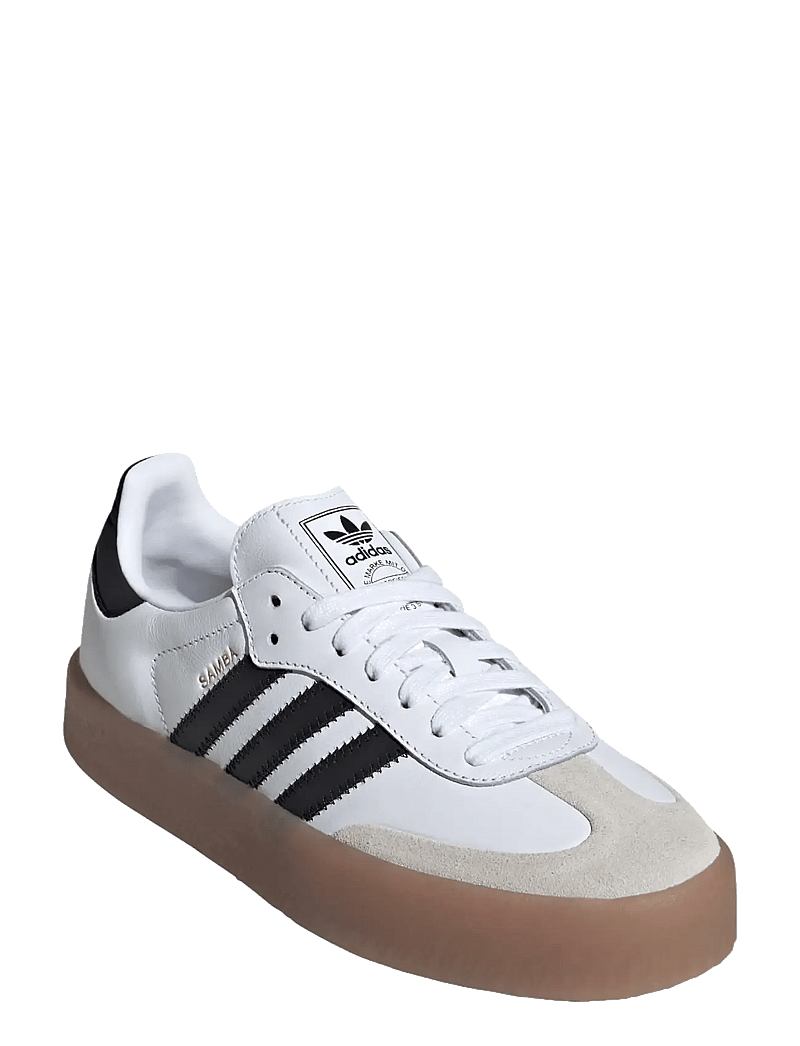 adidas Originals - SAMBAE W - sporta apavi ar zemu augšdaļu - ftwwht/cblack/goldmt - 0