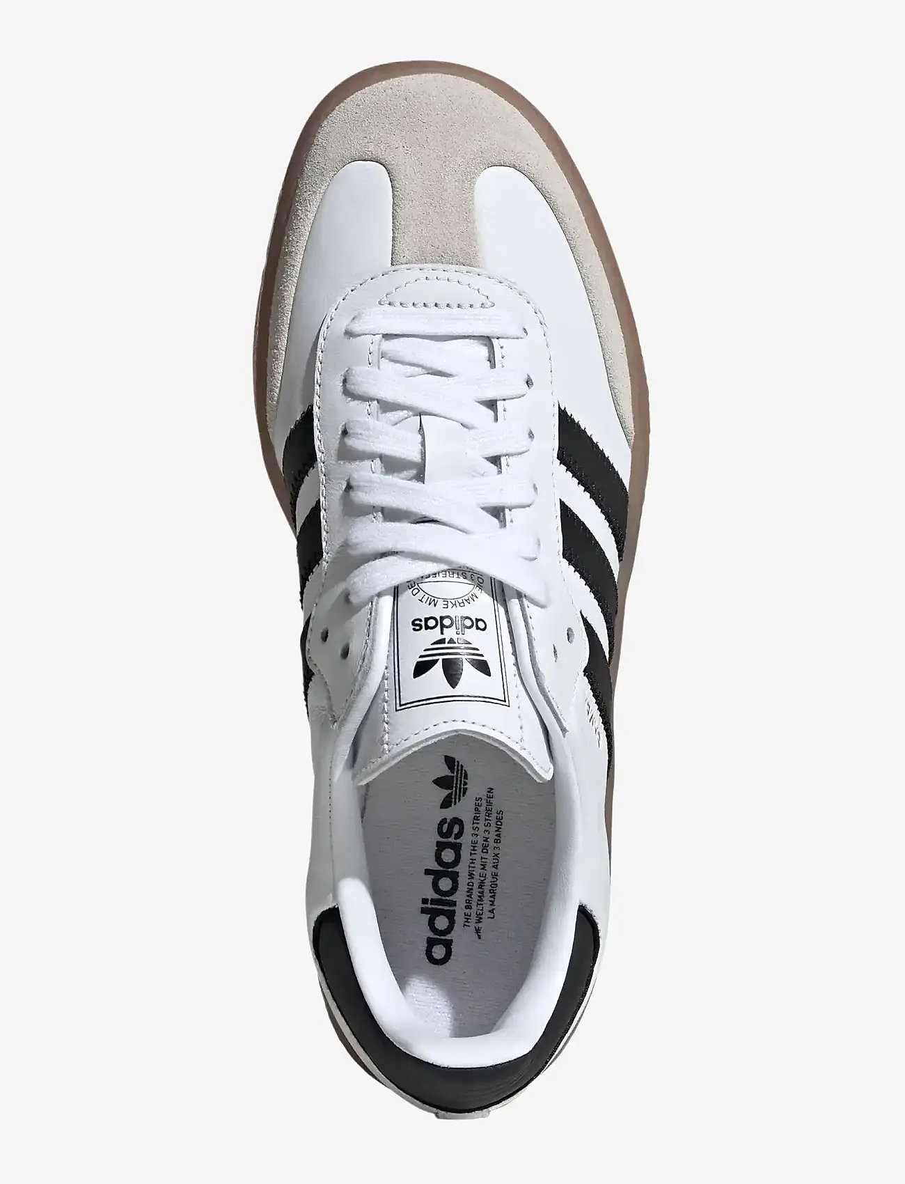 adidas Originals - SAMBAE W - låga sneakers - ftwwht/cblack/goldmt - 4