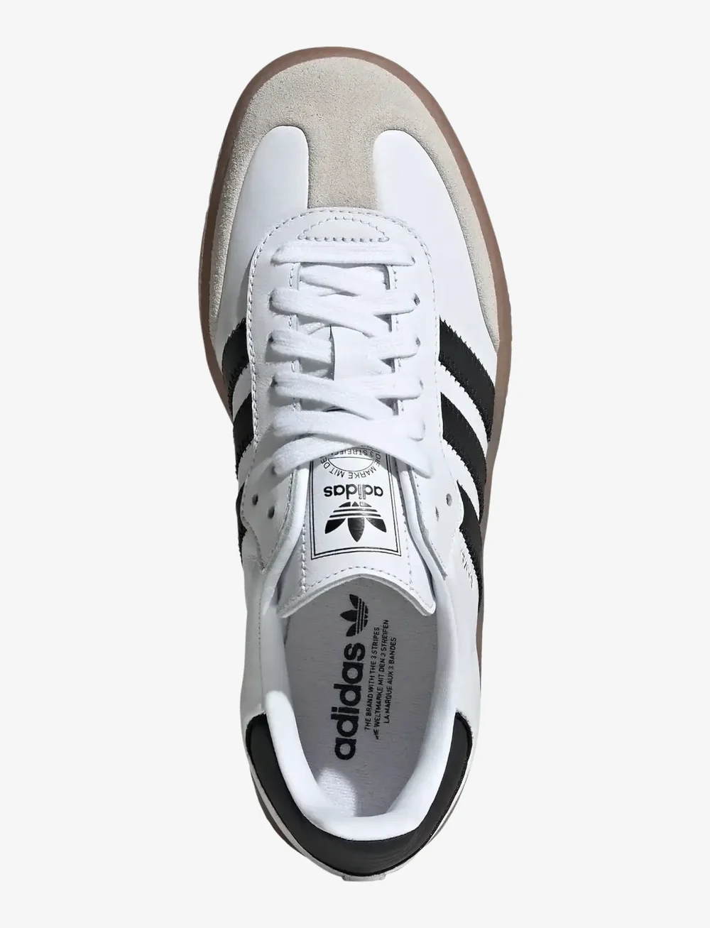 adidas Originals - SAMBAE W - niedrige sneakers - ftwwht/cblack/goldmt - 4