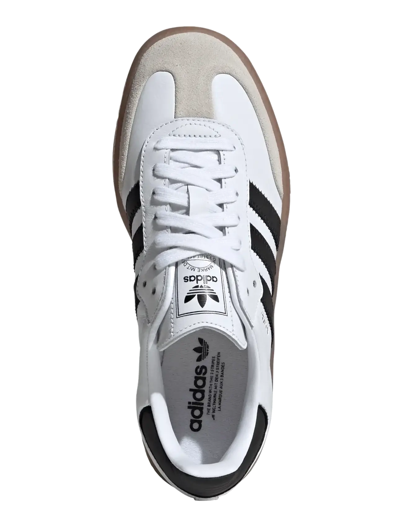 adidas Originals - SAMBAE W - lage sneakers - ftwwht/cblack/goldmt - 4