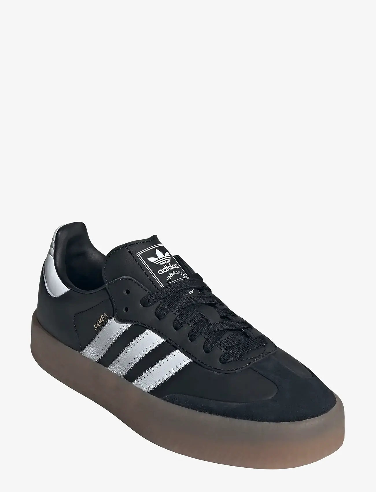 adidas Originals - SAMBAE W - låga sneakers - cblack/ftwwht/goldmt - 0