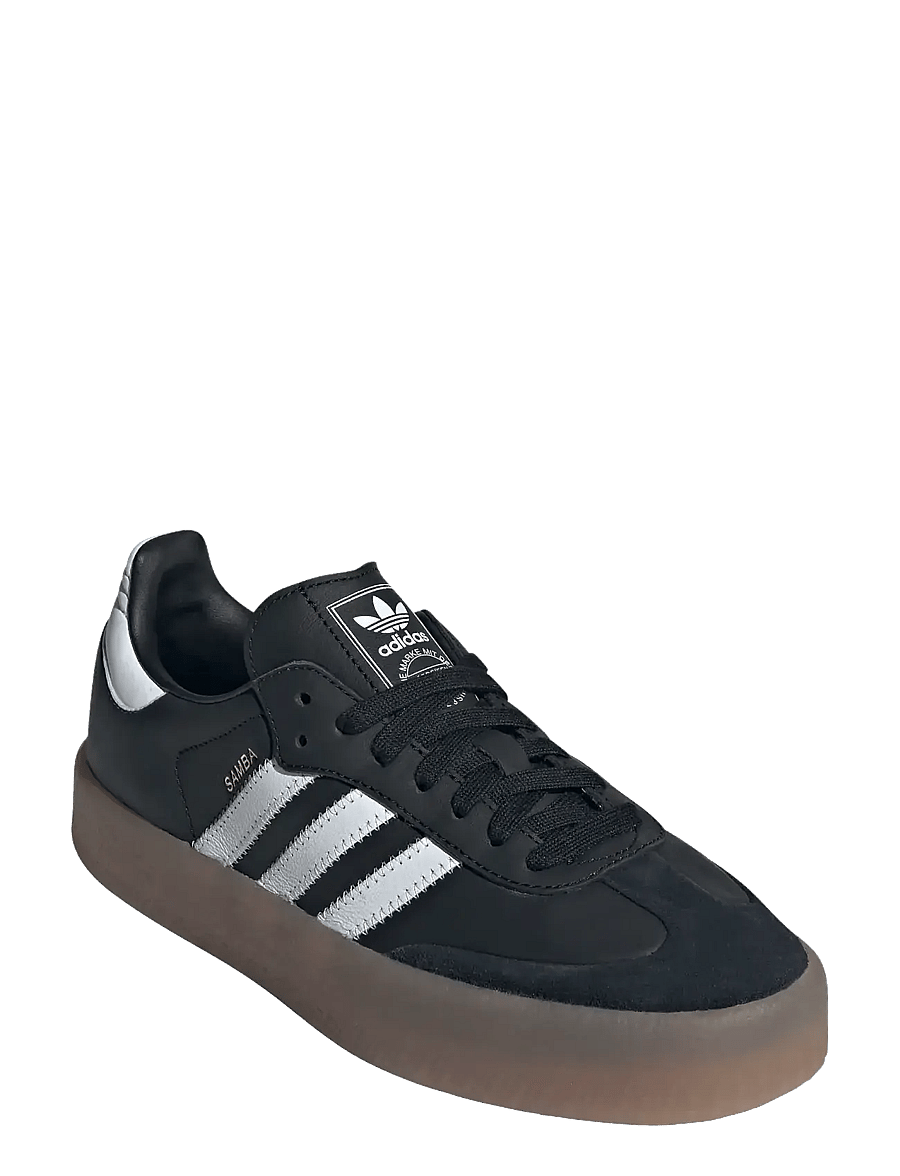 adidas Originals - SAMBAE W - lave sneakers - cblack/ftwwht/goldmt - 0