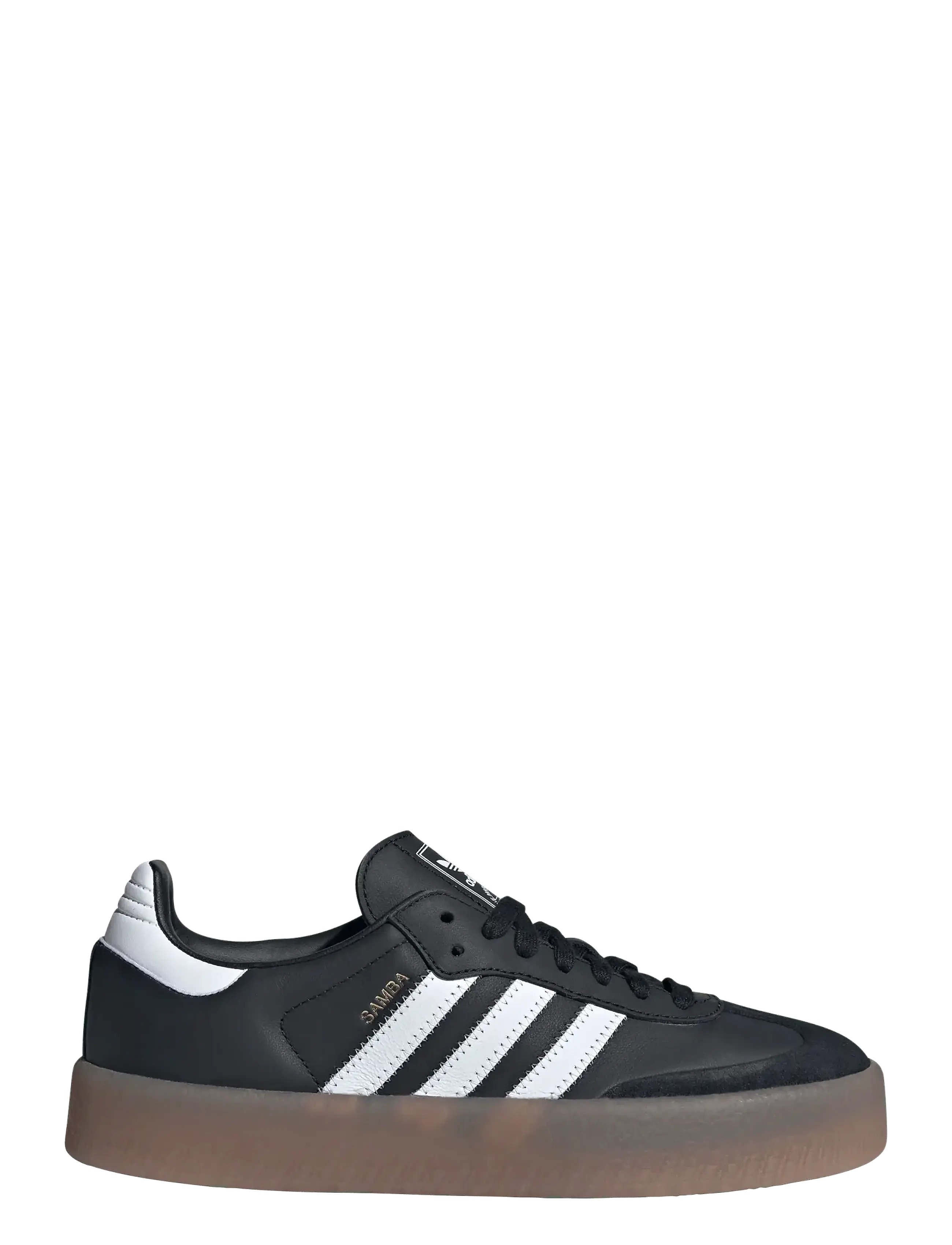 adidas Originals - SAMBAE W - lave sneakers - cblack/ftwwht/goldmt - 1