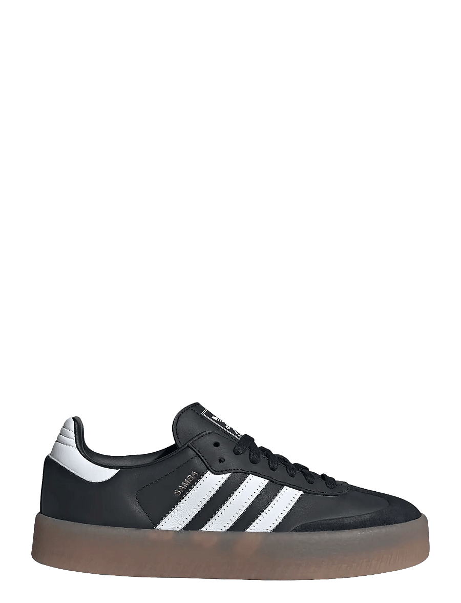 adidas Originals - SAMBAE W - lave sneakers - cblack/ftwwht/goldmt - 1