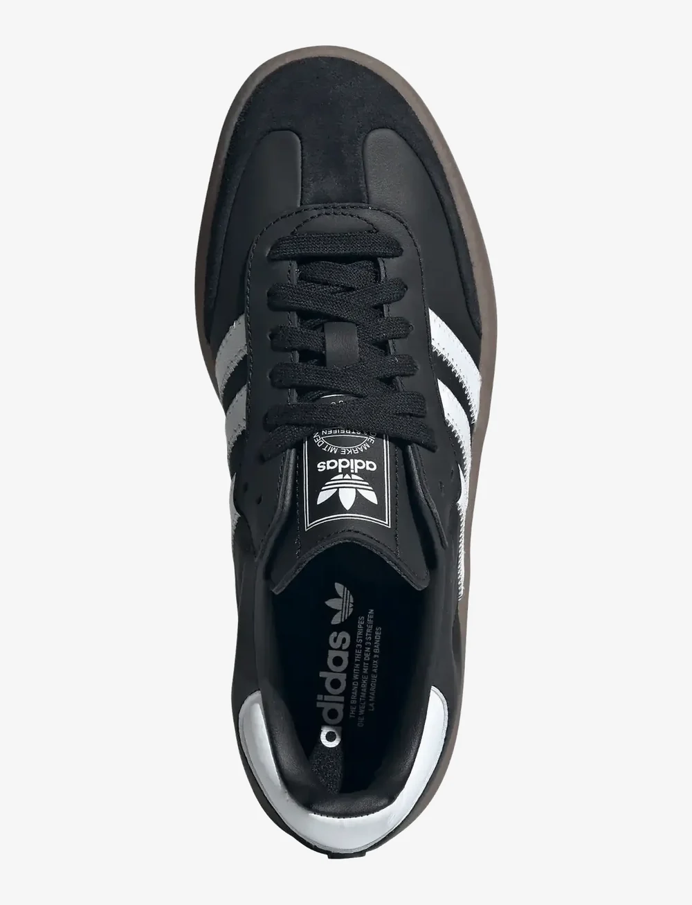 adidas Originals - SAMBAE W - låga sneakers - cblack/ftwwht/goldmt - 4