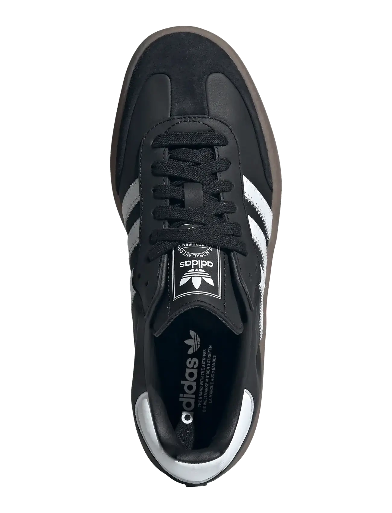 adidas Originals - SAMBAE W - lave sneakers - cblack/ftwwht/goldmt - 4