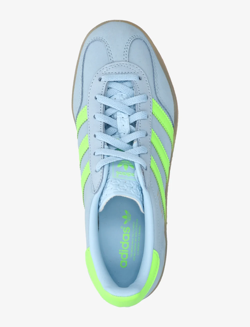 adidas Originals - GAZELLE INDOOR W - sneakers med lav ankel - clesky/sgreen/gum3 - 3