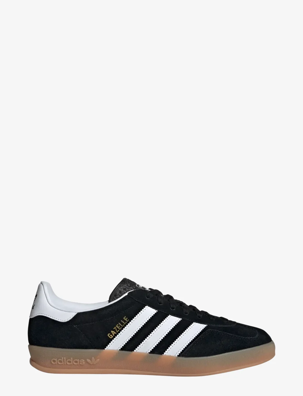 adidas Originals - GAZELLE INDOOR - low tops - cblack/ftwwht/gum2 - 1