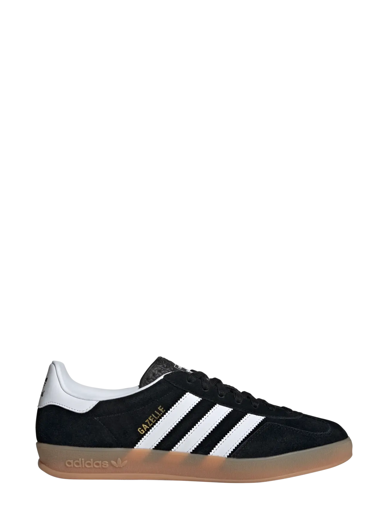 adidas Originals - GAZELLE INDOOR - lágir strigaskór - cblack/ftwwht/gum2 - 1