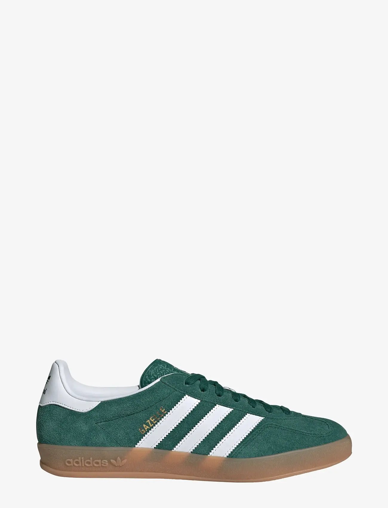 adidas Originals - GAZELLE INDOOR - låga sneakers - collgreen/ftwwht/gum2 - 1