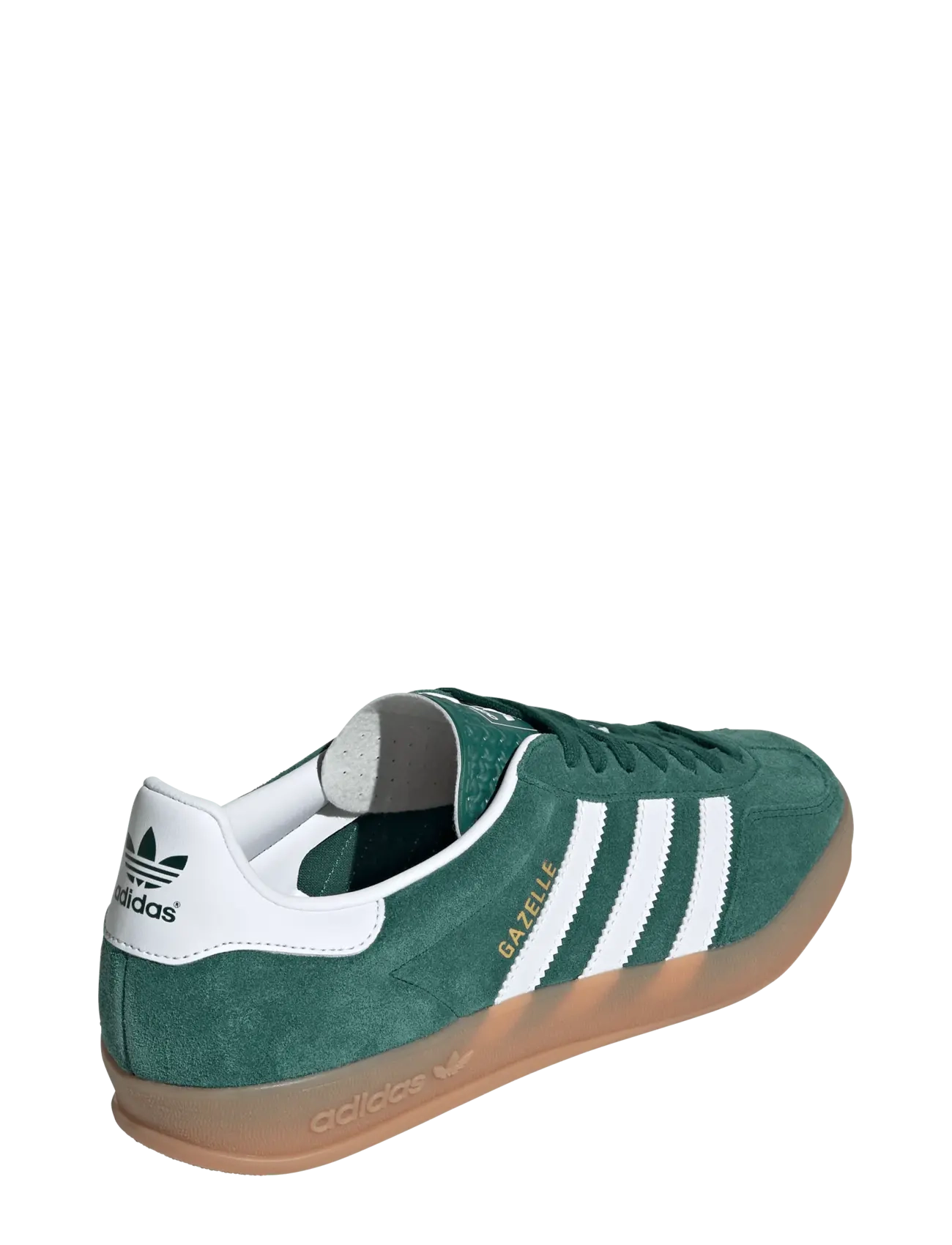 adidas Originals - GAZELLE INDOOR - lave sneakers - collgreen/ftwwht/gum2 - 3