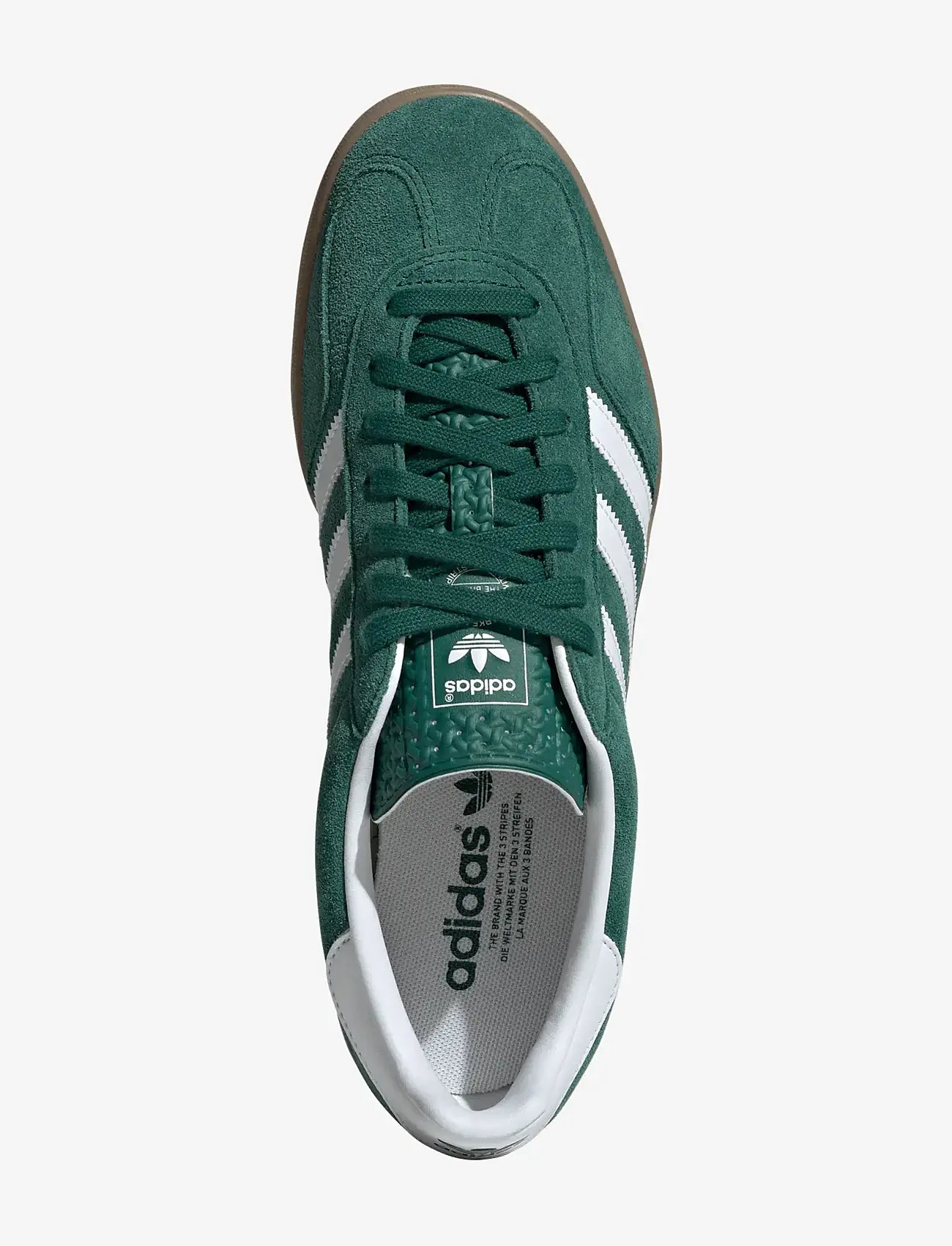 adidas Originals - GAZELLE INDOOR - låga sneakers - collgreen/ftwwht/gum2 - 4