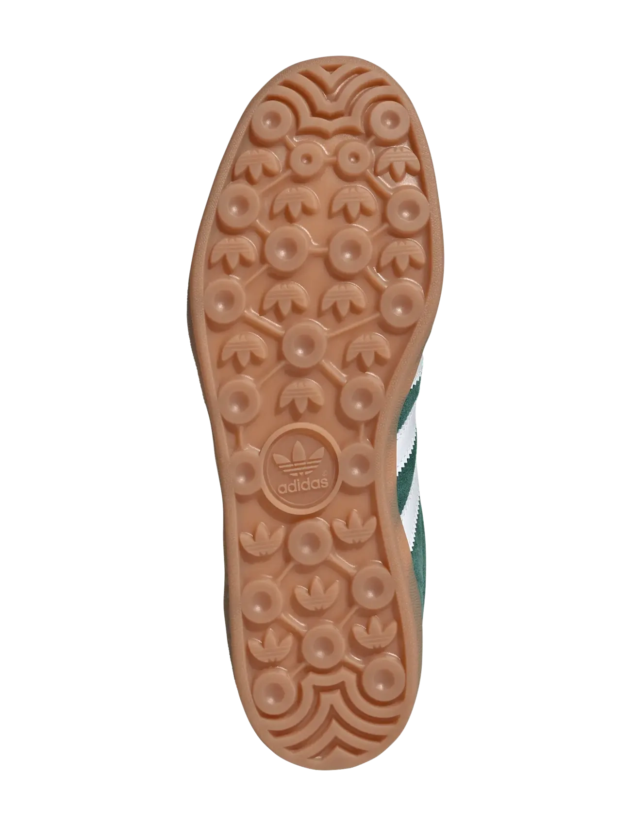 adidas Originals - GAZELLE INDOOR - lave sneakers - collgreen/ftwwht/gum2 - 5