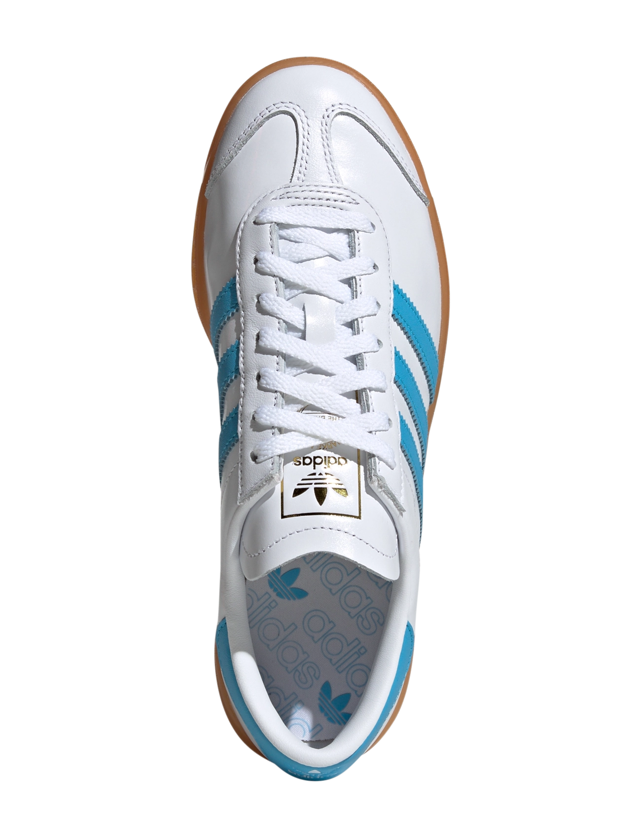adidas Originals - HAMBURG W - baskets basses - ftwwht/skyrus/gum2 - 4