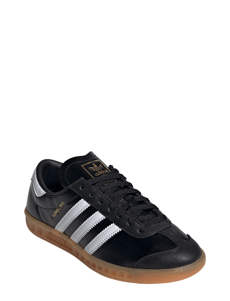 adidas Originals - HAMBURG W - låga sneakers - cblack/ftwwht/gum2 - 0