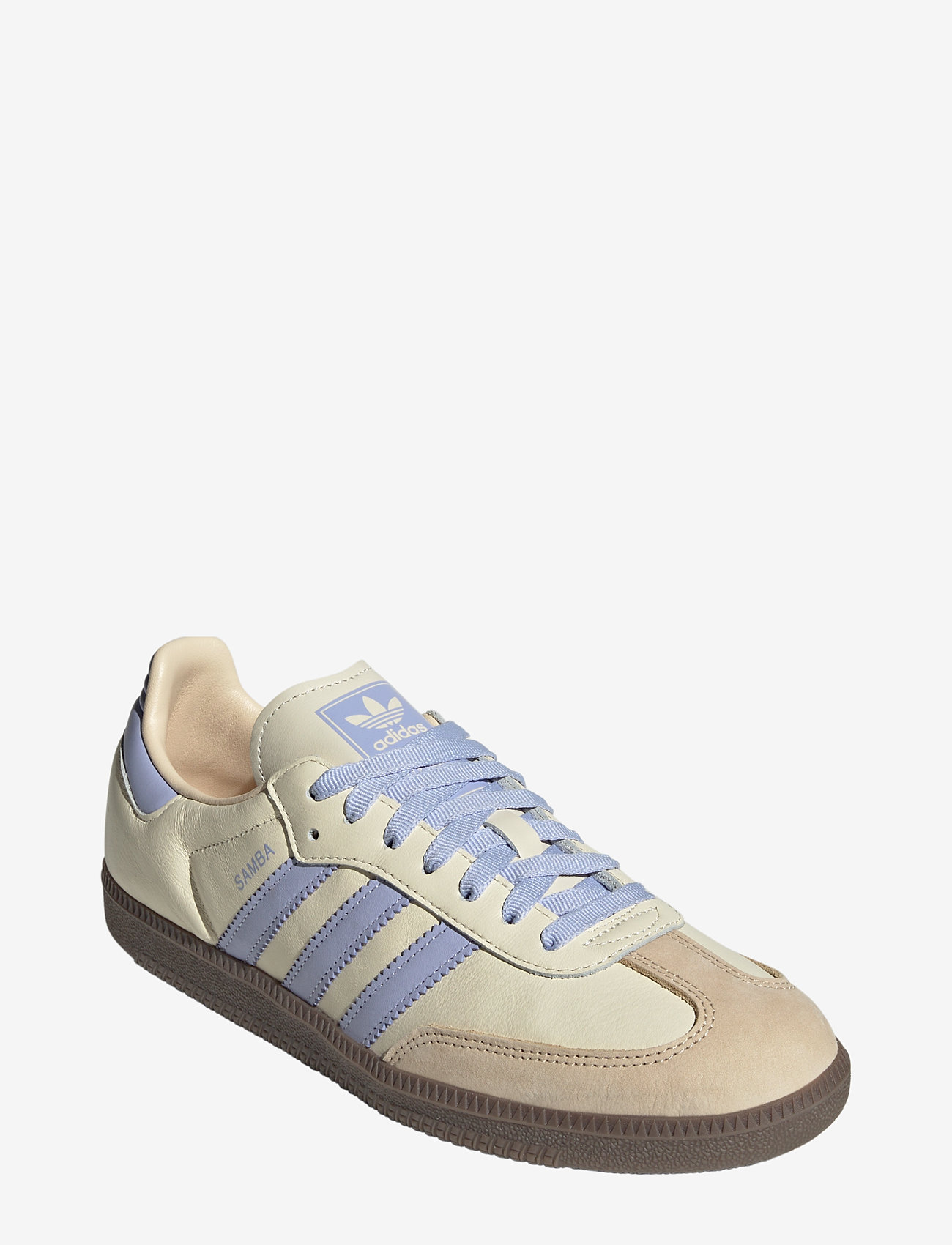 adidas Originals - SAMBA OG W - niedrige sneakers - crewht/vioton/sanstr - 0