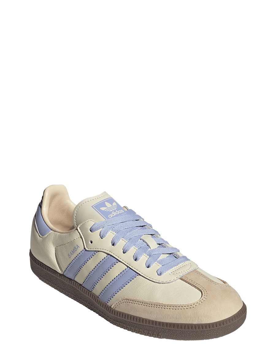 adidas Originals - SAMBA OG W - lave sneakers - crewht/vioton/sanstr - 0