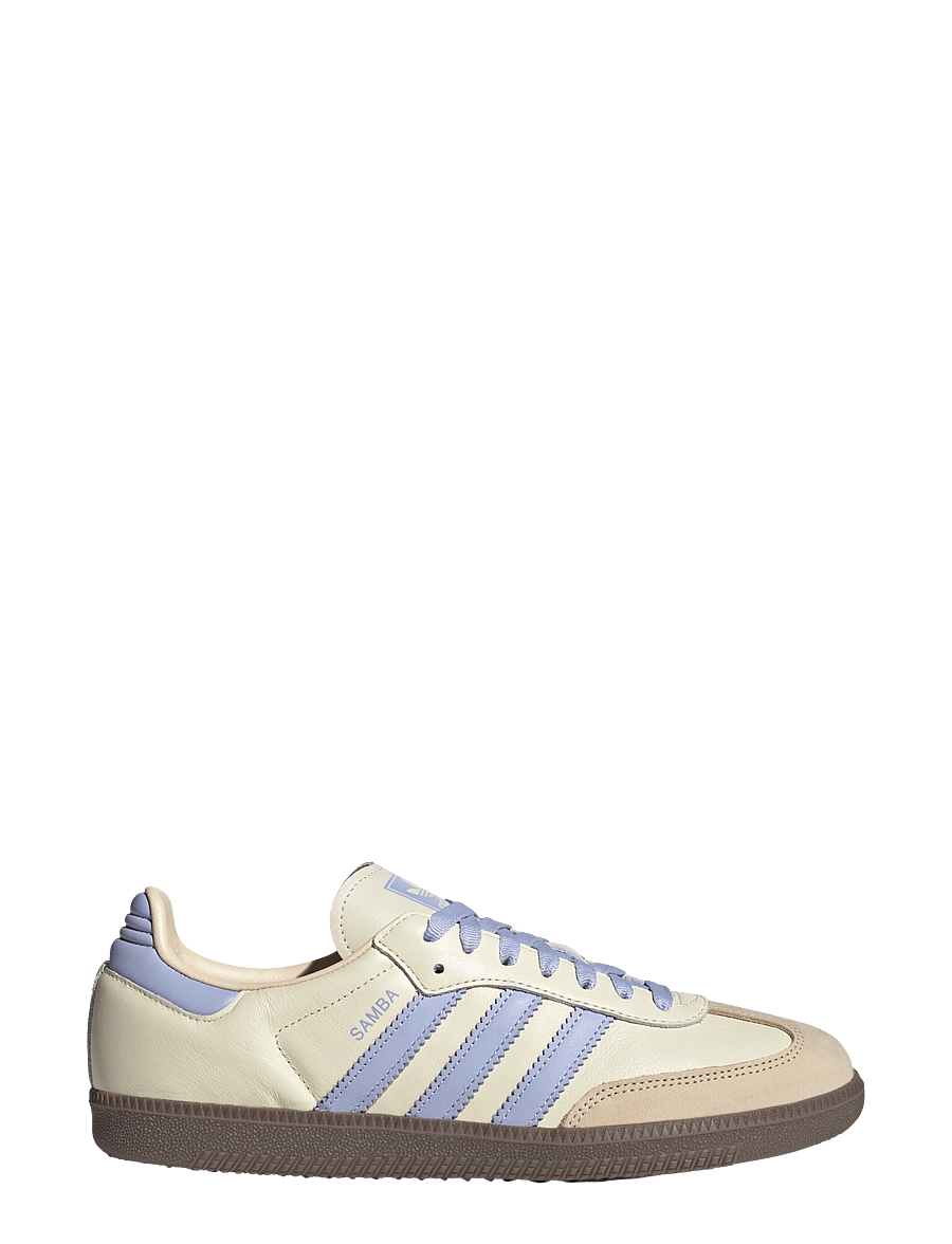 adidas Originals - SAMBA OG W - lave sneakers - crewht/vioton/sanstr - 1