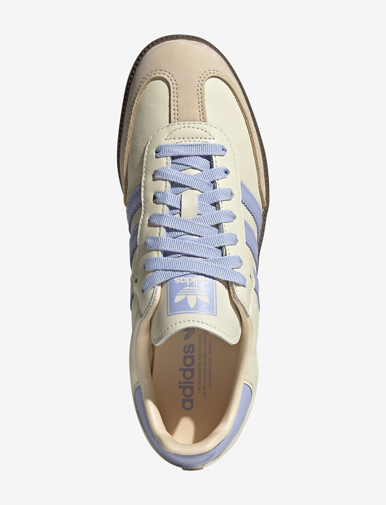 adidas Originals - SAMBA OG W - niedrige sneakers - crewht/vioton/sanstr - 4