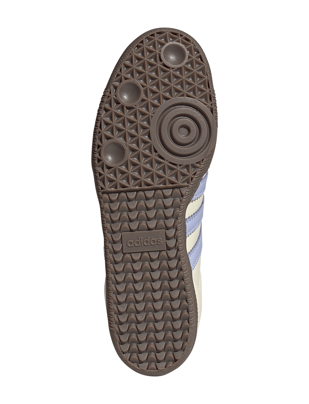 adidas Originals - SAMBA OG W - lage sneakers - crewht/vioton/sanstr - 5