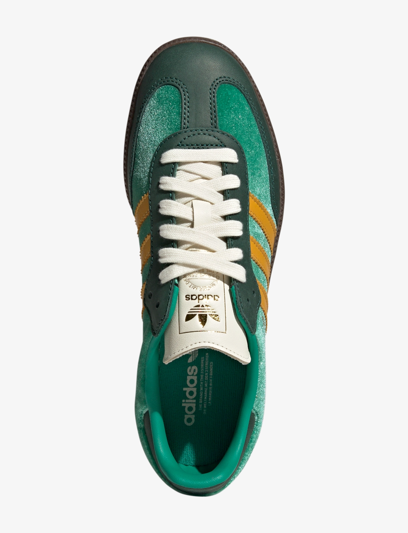 adidas Originals - SAMBA OG W - lave sneakers - cougrn/preyel/cgreen - 4