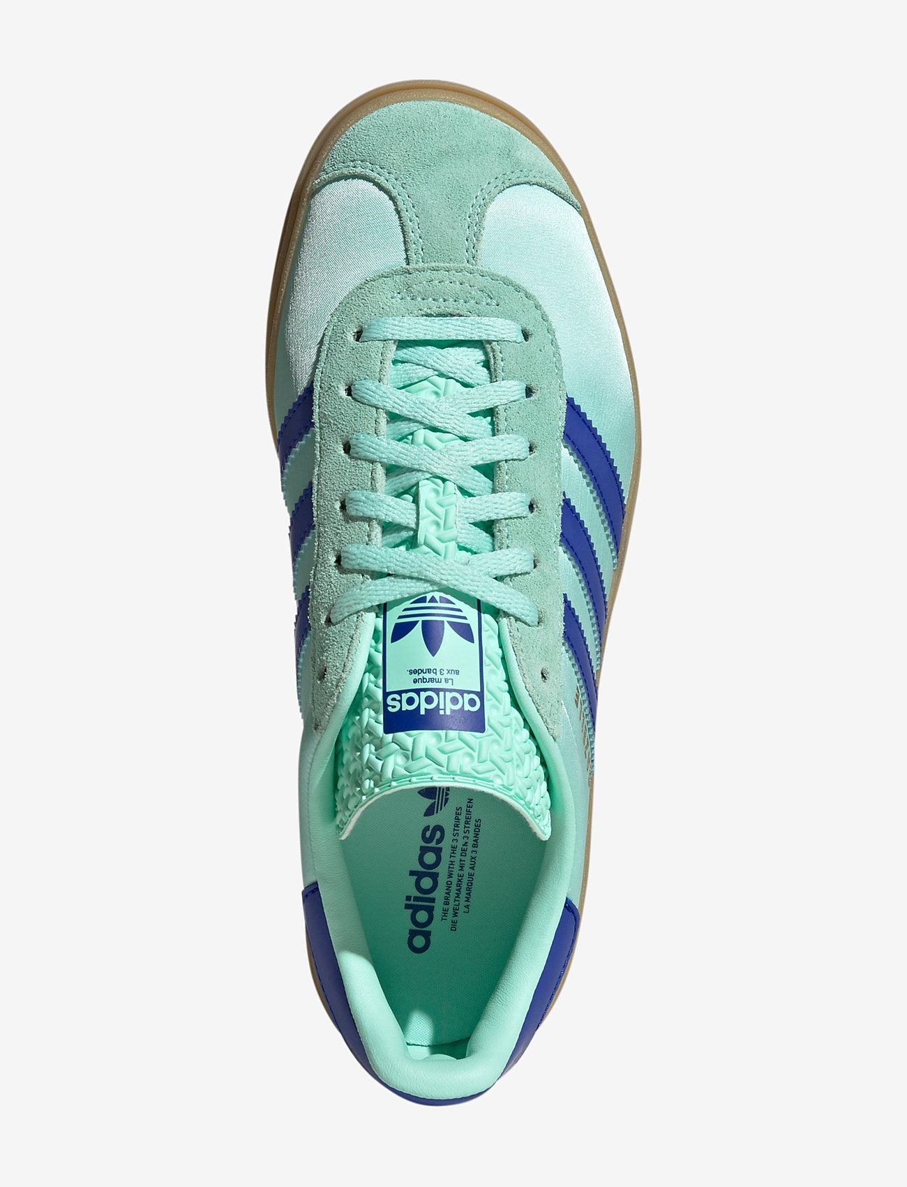 adidas Originals - GAZELLE BOLD W - lave sneakers - clemin/lucblu/goldmt - 4
