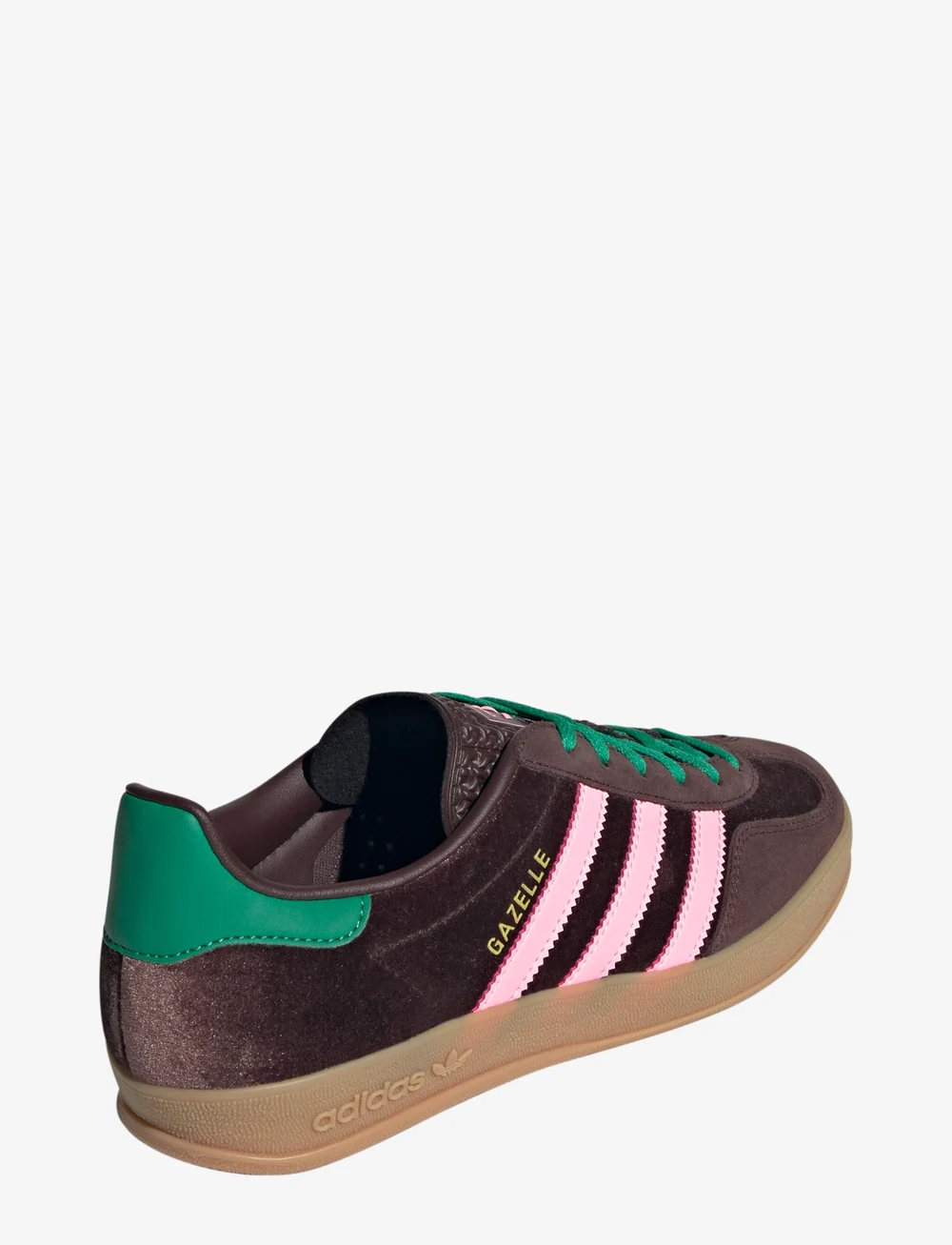 adidas Originals - GAZELLE INDOOR W - tennised - dbrown/glopnk/cougrn - 3