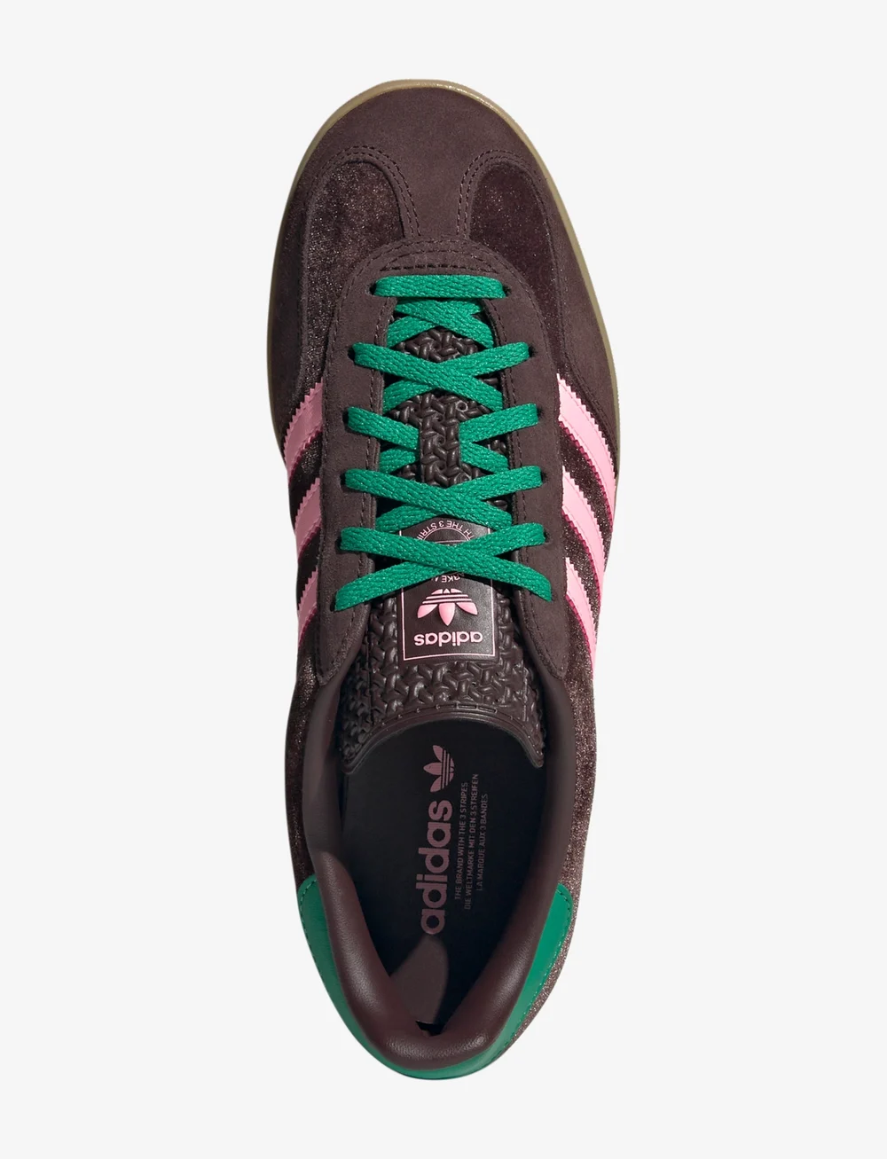 adidas Originals - GAZELLE INDOOR W - tennised - dbrown/glopnk/cougrn - 4